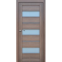 Двері Portalino PL-05 Portalino сонома золотиста скло Сатин