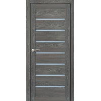 Двери Portalino PL-02 мессина темная стекло Сатин