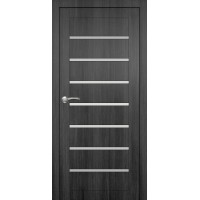 Двери Portalino PL-02 сонома темная стекло Сатин Двери Portalino PL-02 сонома темная стекло Сатин