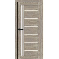 Двері Portalino PL-14 сонома сінеро скло Сатін