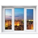 Трехстворчатое окно