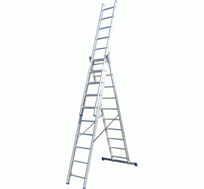 Драбина 3-секц. розкл. 3*10сх. 2,7- 6,1м VHR H